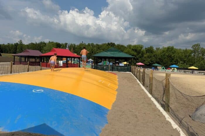 jumping pillow Land of Illusion Aqua Adventures Waterpark