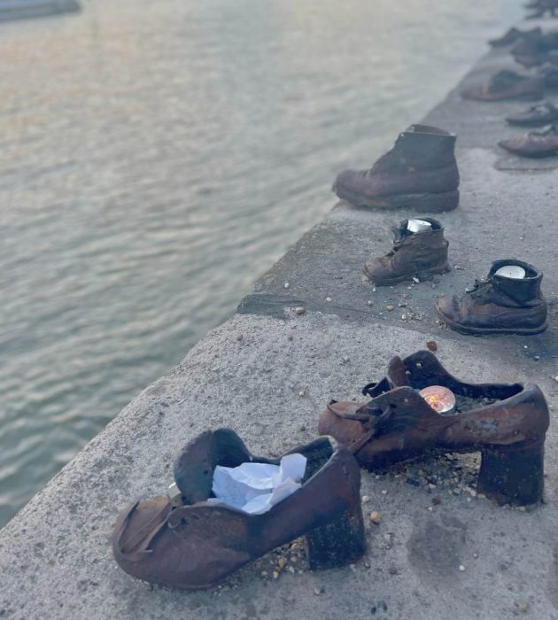 Shoes on the Danube Promenade in Budapest  