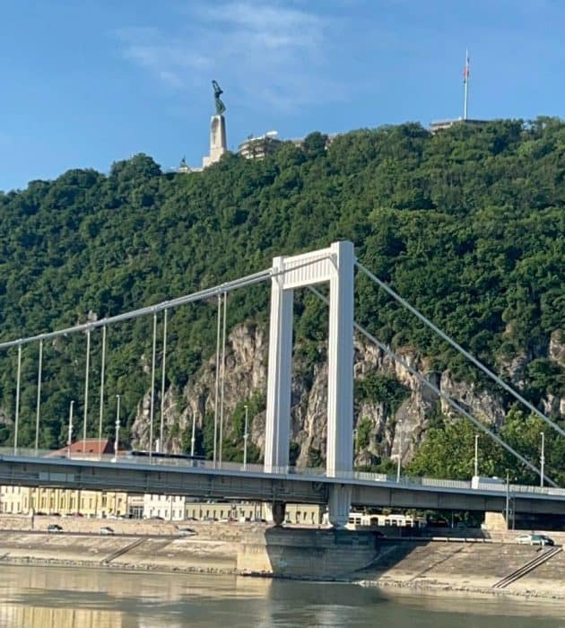 The Liberty Statue on the Gellert Hill in Budapest