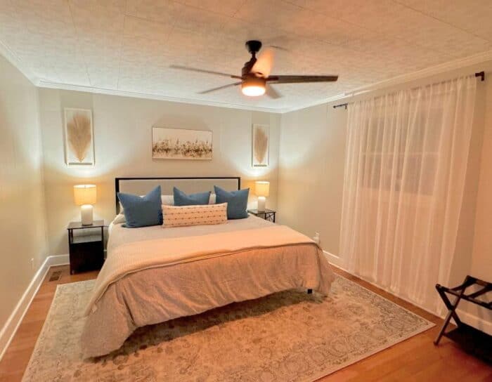 bedroom at Lakeside Oasis on Rocky Fork Lake