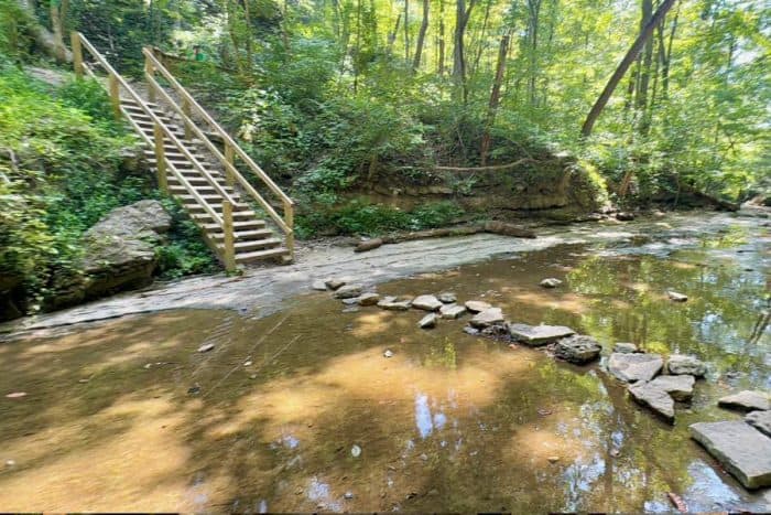 creek at Clifty Falls State Park