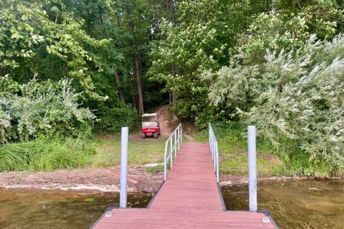 dock at Lakeside Oasis on Rocky Fork Lake