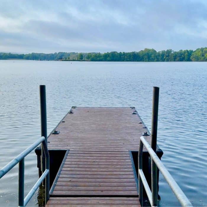 dock on Rocky Fork Lake 