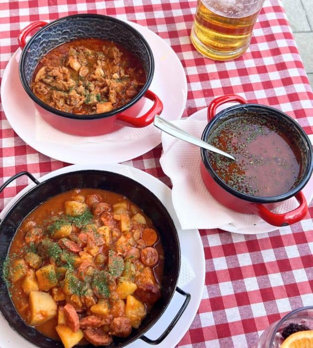 goulash at Lujza Bistro & Bakery and Wine Budapest