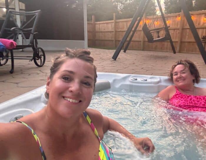 hot tub at Lakeside Oasis on Rocky Fork Lake