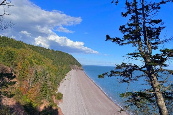 scenic view at Fundy Trail Parkway