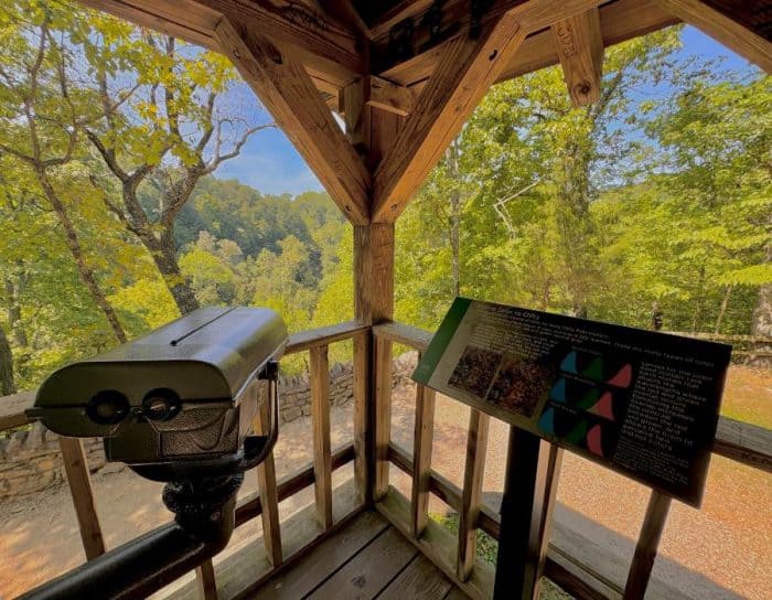 scenic view at Lookout Point Clifty Falls State Park