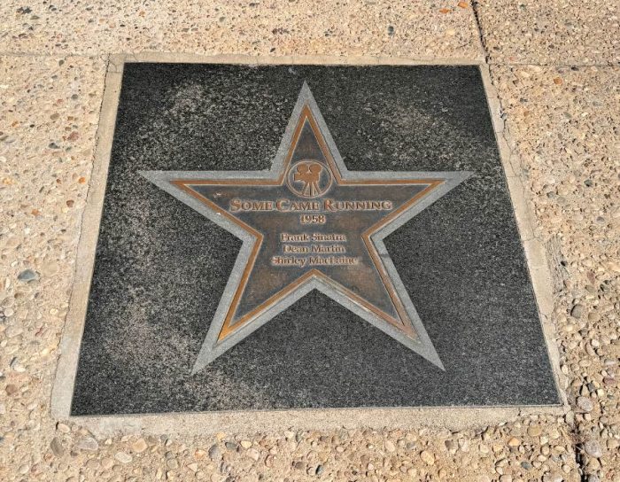 Hollywood Star in front of The Historic Ohio Theatre Madison Indiana