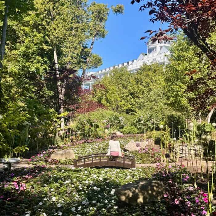 Secret Garden at The Grand Hotel on Mackinac Island 2