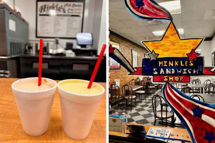 milkshakes at Hinkle's Hamburgers Madison Indiana 