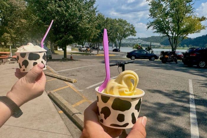 soft serve ice cream at Chillbilly Treats