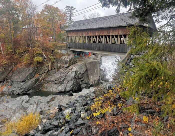 Quechee Covered Bridge in Vermont 