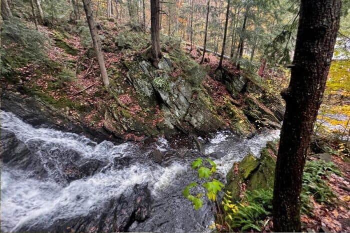  Thundering Brook Falls in Vermont 