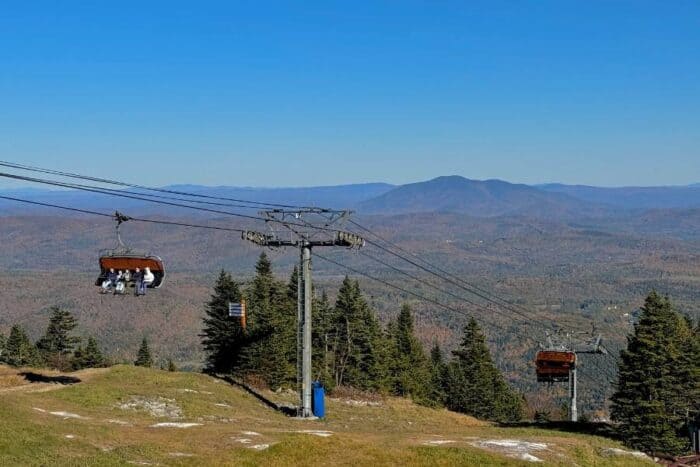 chairlift at Okemo Mountain Resort  in Ludlow VT 