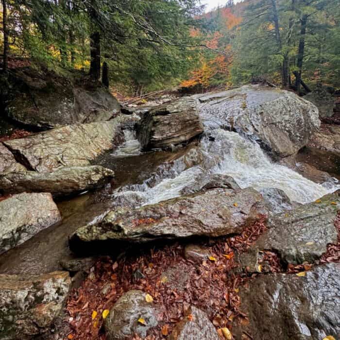 lower falls at Buttermilk Falls