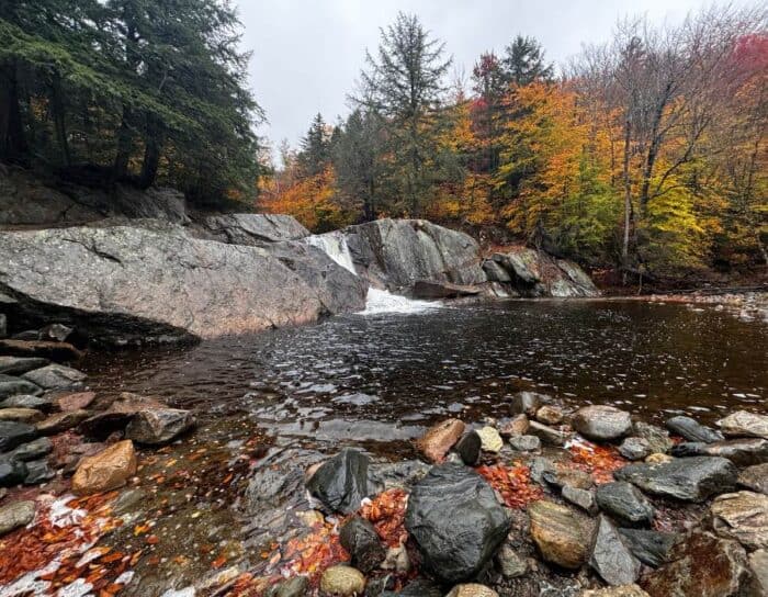 middle falls at Buttermilk Falls