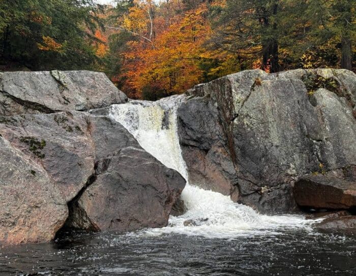 middle falls at Buttermilk Falls