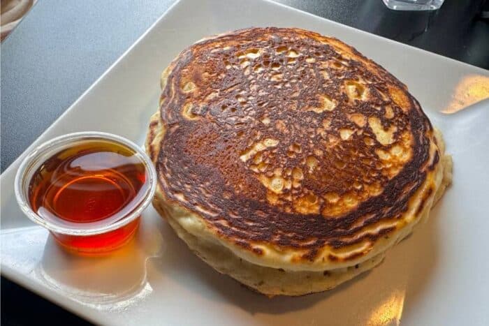 pancakes at Maebelline's Springfield VT