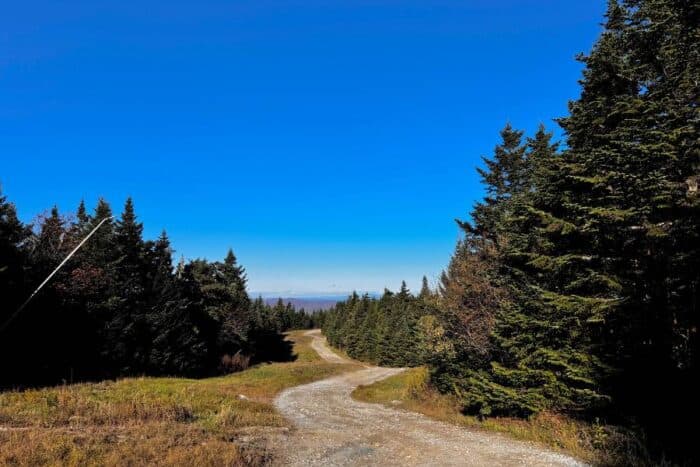 path from Okemo Fire Tower