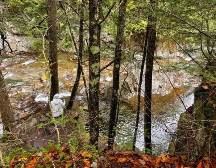 Warren Falls in Vermont