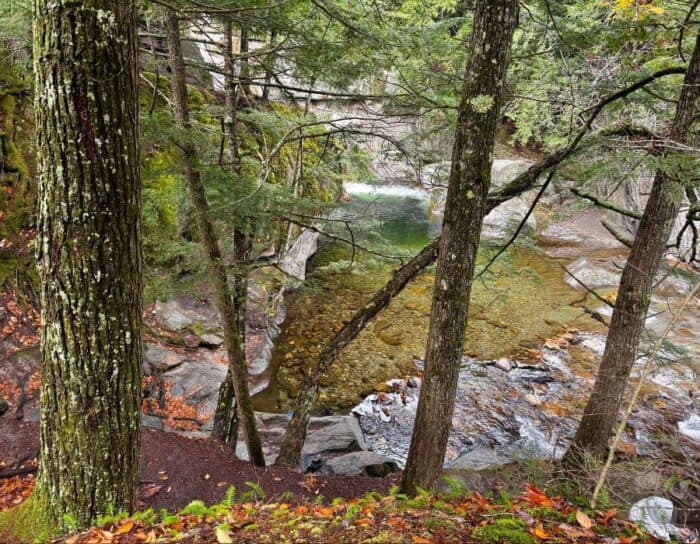 Warren Falls in Vermont