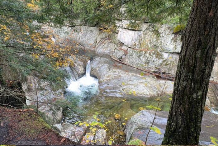 Warren Falls in Vermont