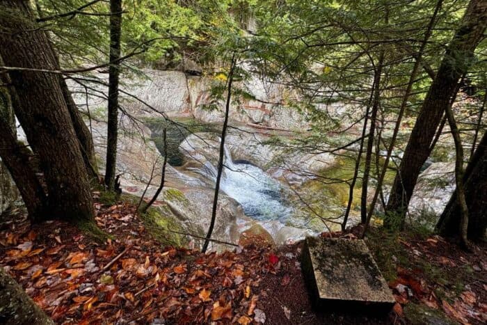 Warren Falls in Vermont