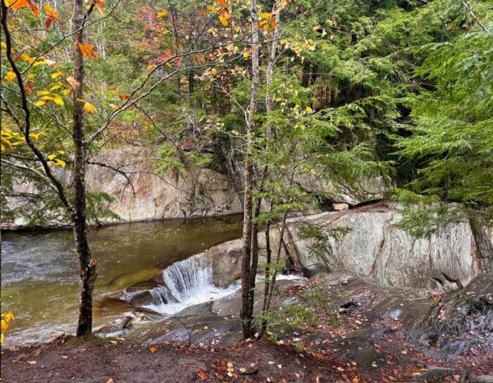 Warren Falls in Vermont