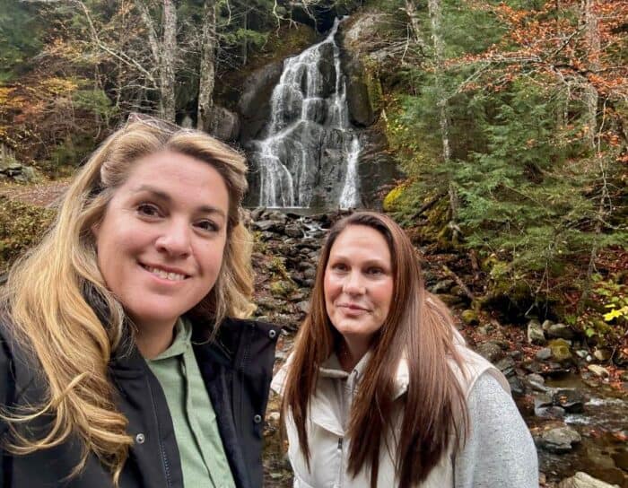 friends at Moss Glen Falls Granville VT