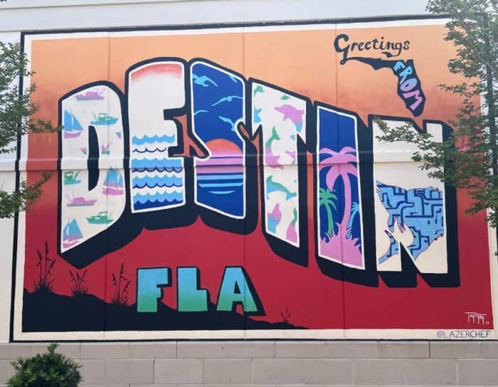 mural at Destin Commons