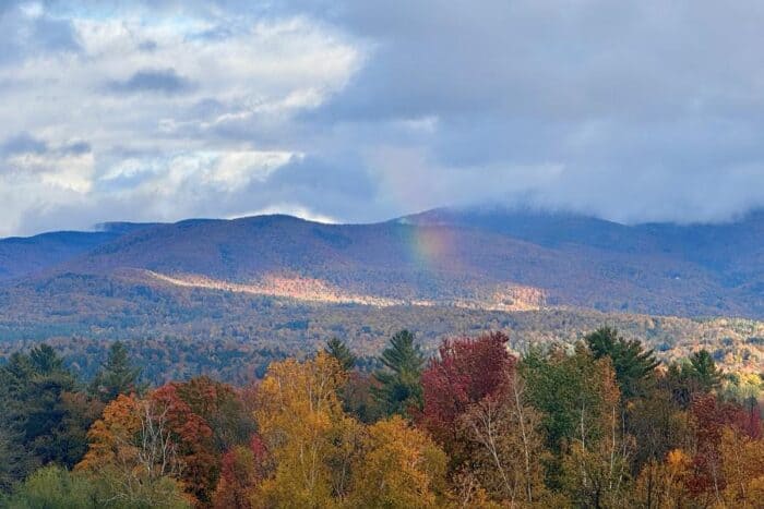  scenic view from Trapp Family Lodge Stowe Vermont