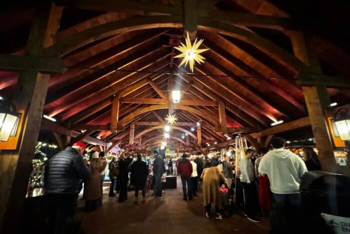 Carmel Christkindlmarkt at night