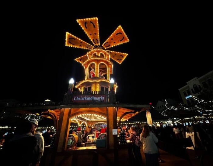  Carmel Christkindlmarkt at night