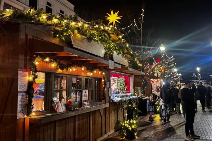 Carmel Christkindlmarkt at night