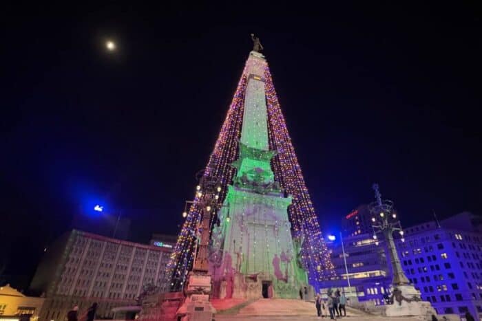 Circle of Lights at Monument Circle