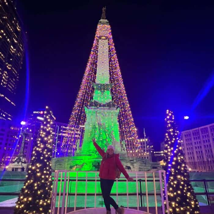 Circle of Lights at Monument Circle