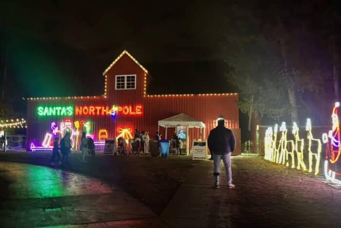 Santa's North Pole at A Merry Prairie Holiday at Conner Prairie