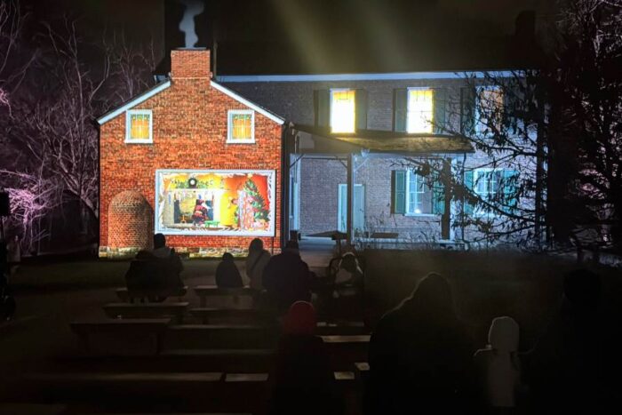 William Conner House at A Merry Prairie Holiday at Conner Prairie