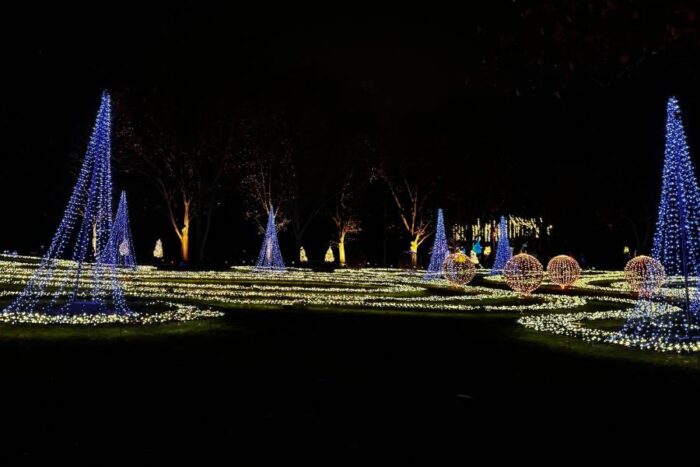  Winterlights at Newfields in Indianapolis