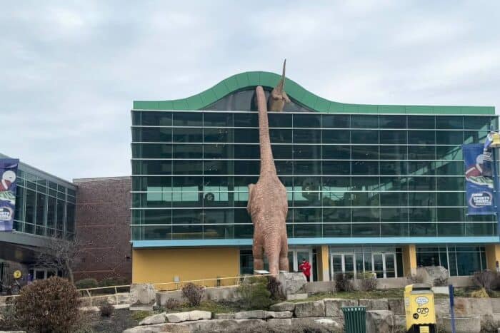 dinosaurs at The Children's Museum of Indianapolis