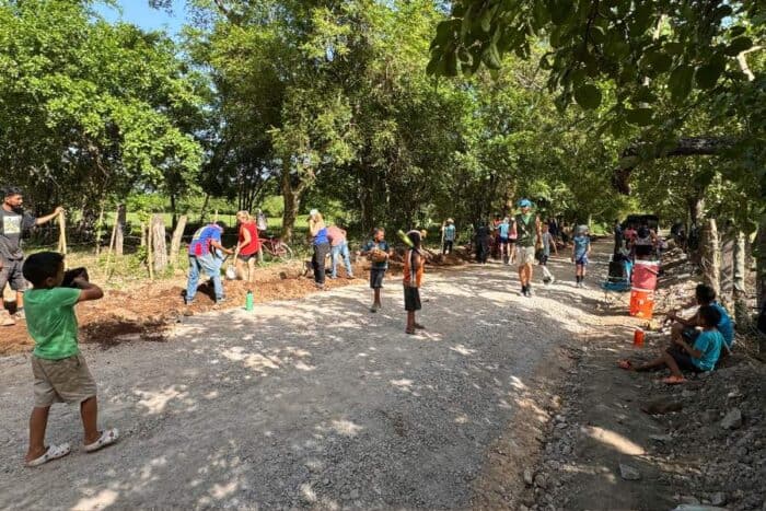 kids playing baseball in Nicaragua