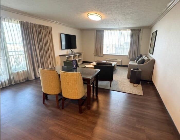 Deluxe Waterview Suite at The Galt House Hotel