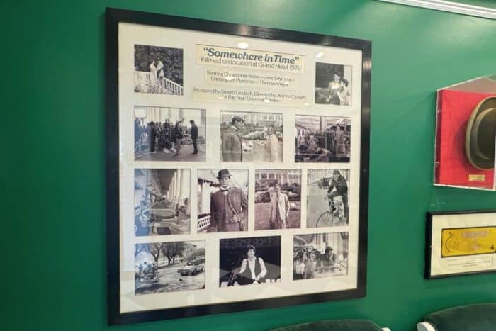 Somewhere in Time memorabilia Grand Hotel Mackinac Island