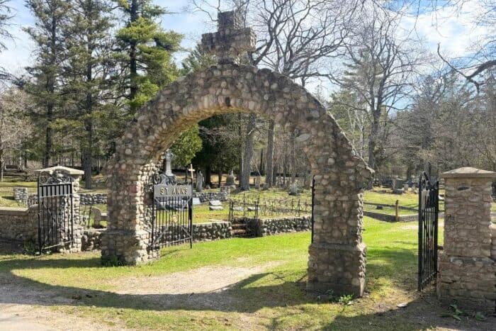 cemetery on Mackinac Island