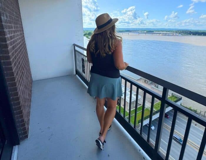 balcony view The Galt House Hotel Louisville