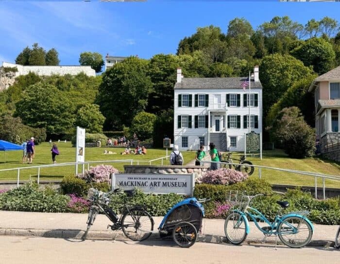 bikes on Mackinac Island