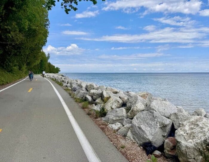 bikes on Mackinac Island