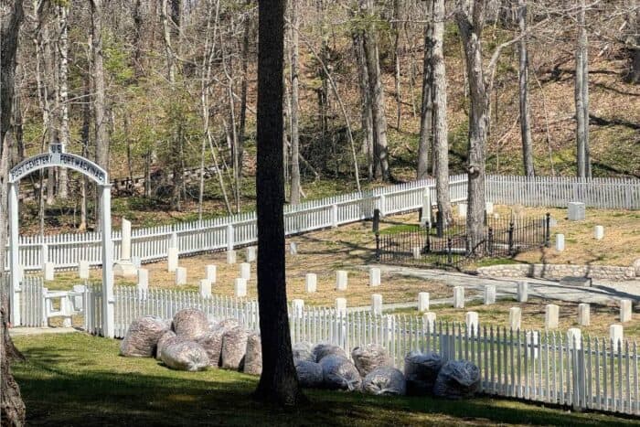 cemetery on Mackinac Island