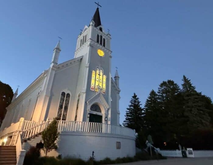 church on Mackinac Island