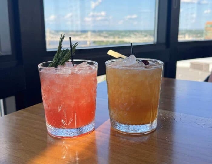 cocktails at Swizzle at The Galt House Hotel